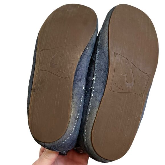OluKai Olani Slipper Blue Size 6 - Picture 5 of 6